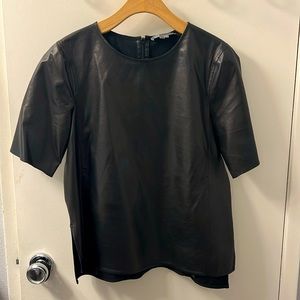Vince Leather Top